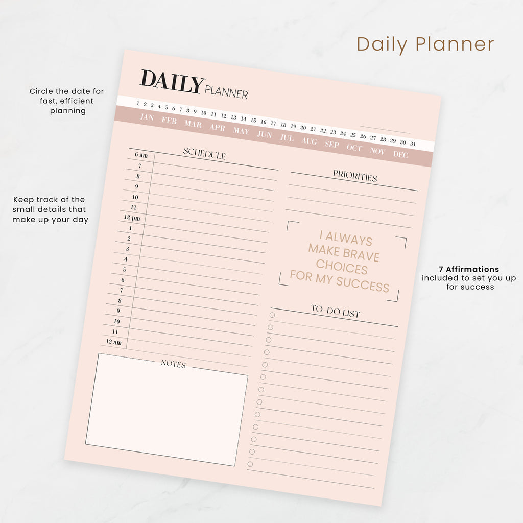 The LUXE Productivity Planner