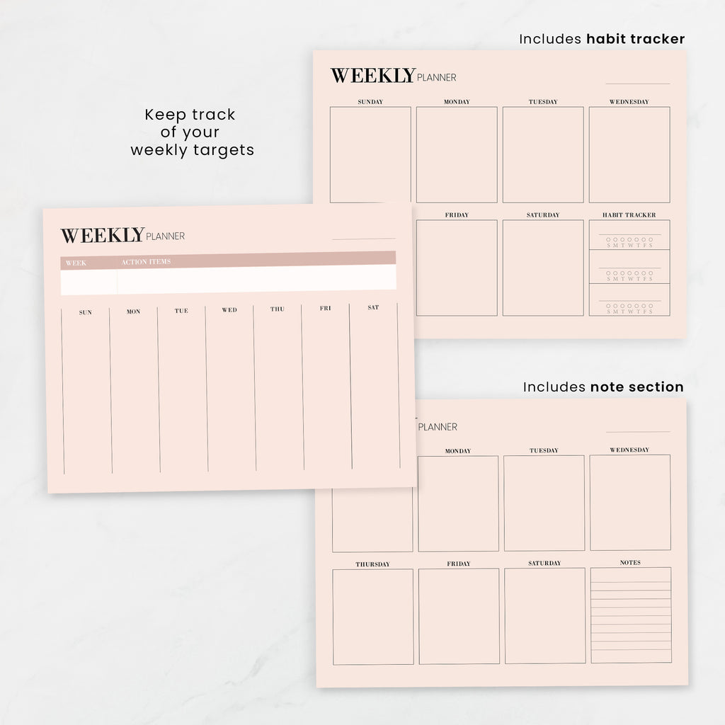 The LUXE Productivity Planner