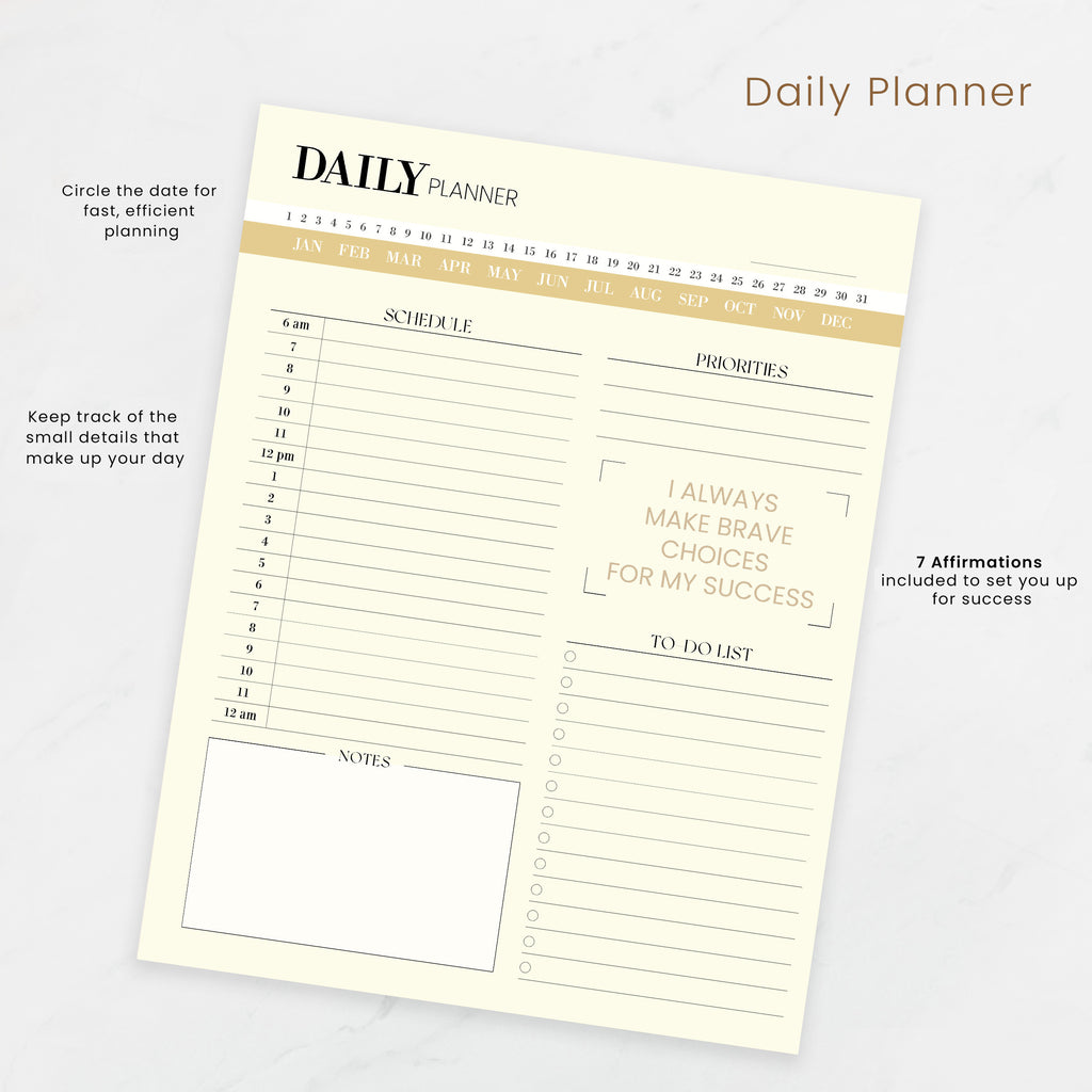 The LUXE Productivity Planner