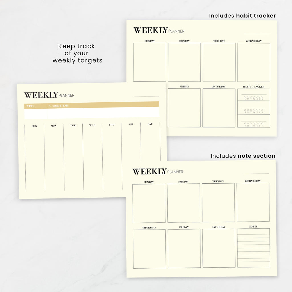 The LUXE Productivity Planner