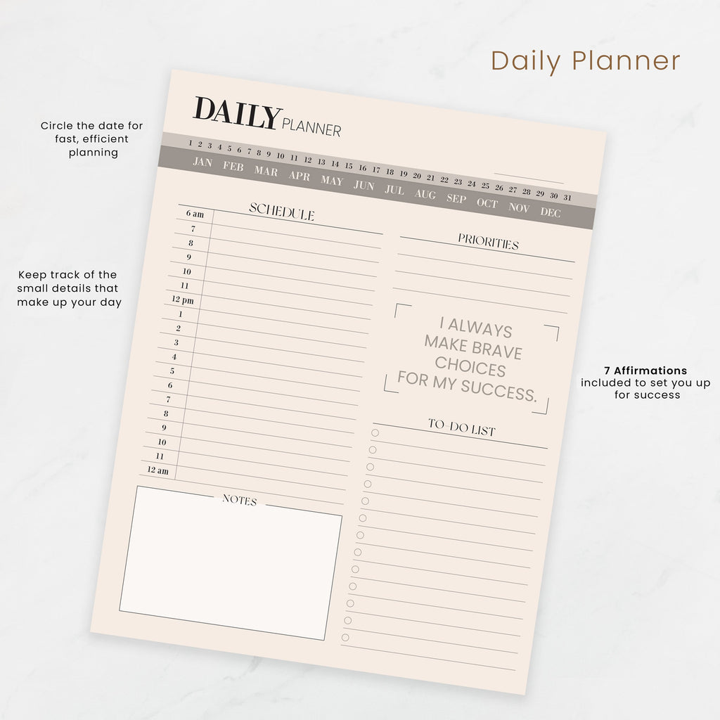 The LUXE Productivity Planner