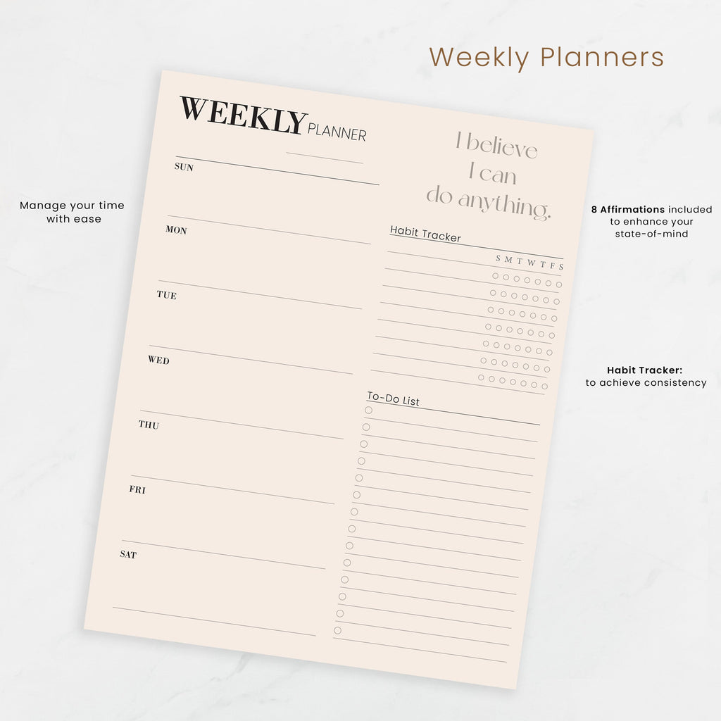 The LUXE Productivity Planner