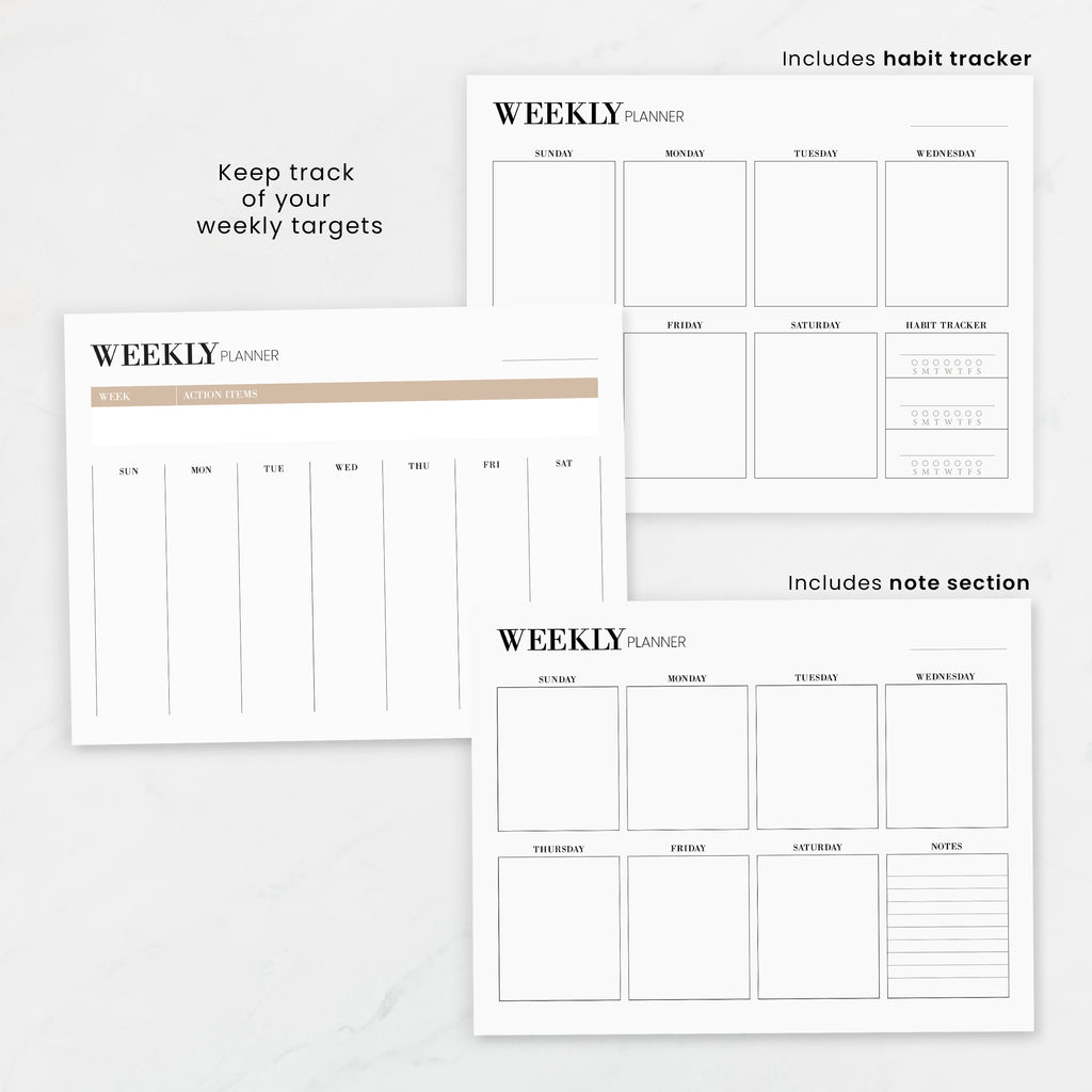 The LUXE Productivity Planner