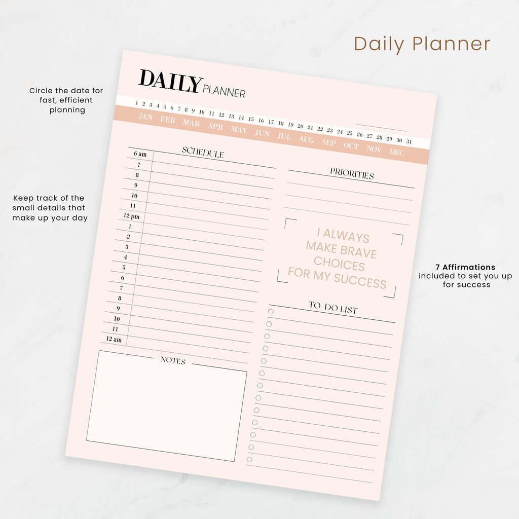 The LUXE Productivity Planner