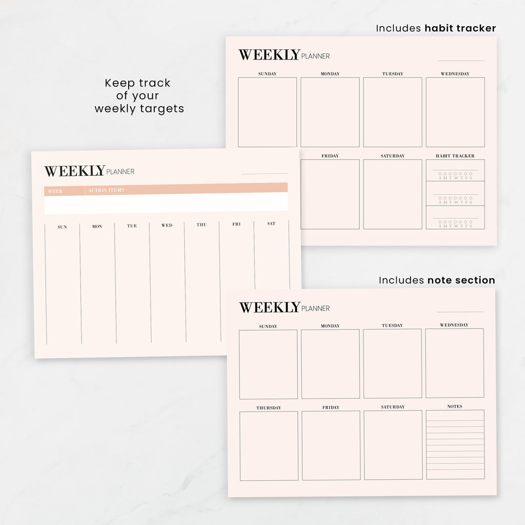 The LUXE Productivity Planner